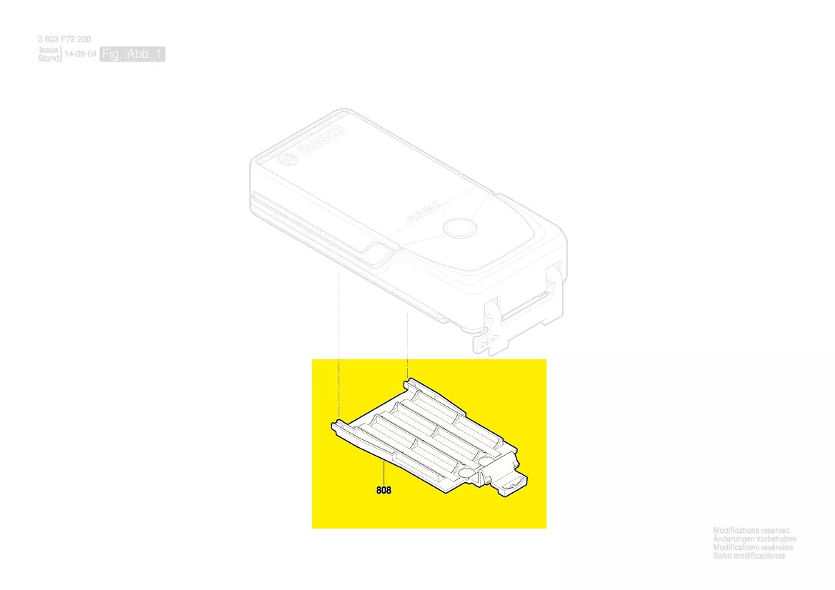 Couvercle batterie réf. 2 609 101 471 Bosch
